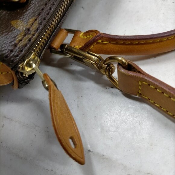 Louis Vuitton LV Hand Bag Mini Speedy Dark Brown Monogram 970-081525 - Picture 8 of 13